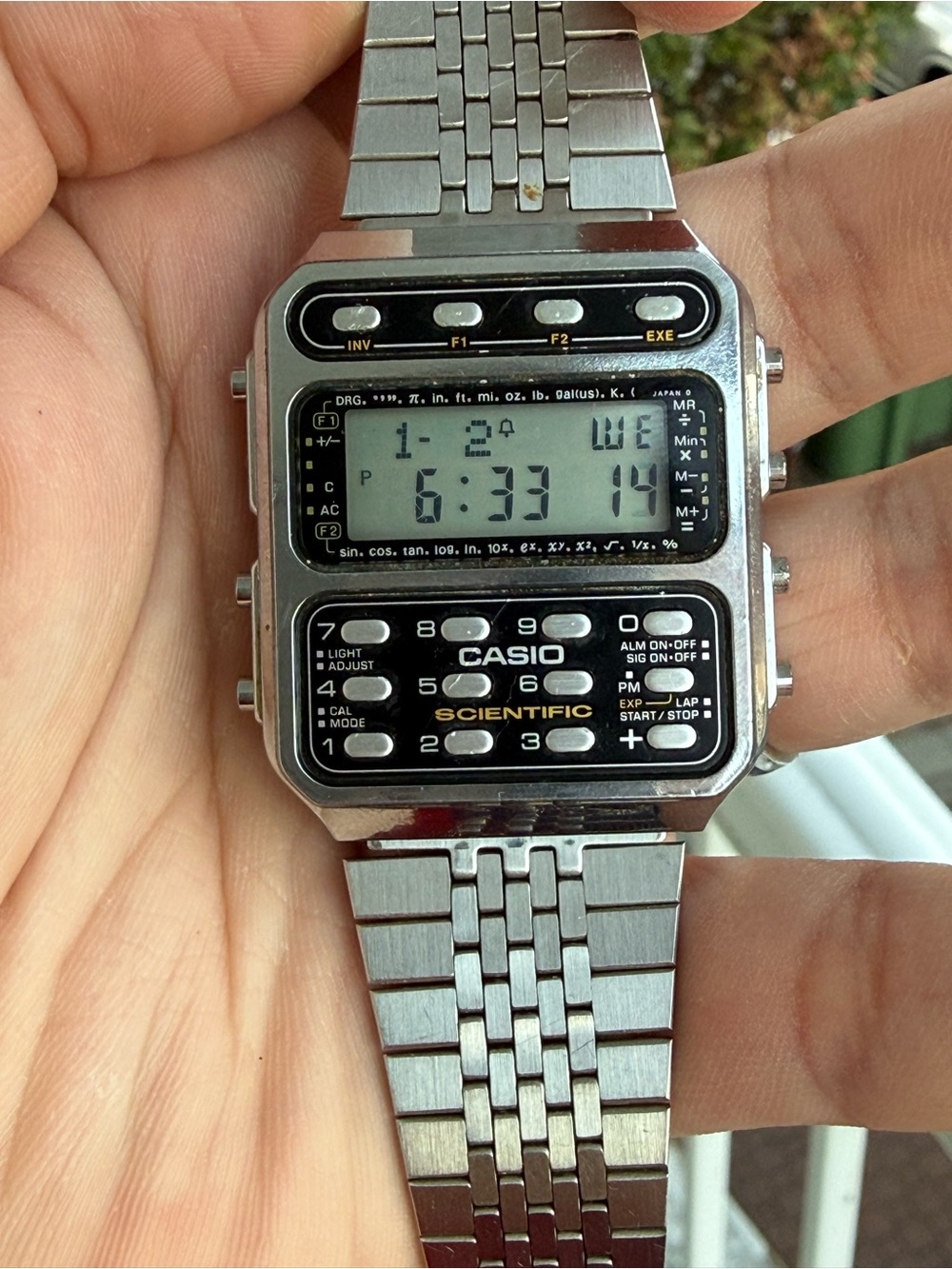 Rare 1983 Casio CFX-200 Scientific Calculator watch